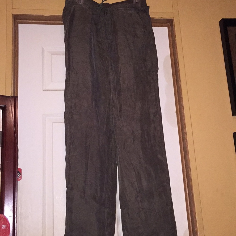 Pants. Washable silk feel